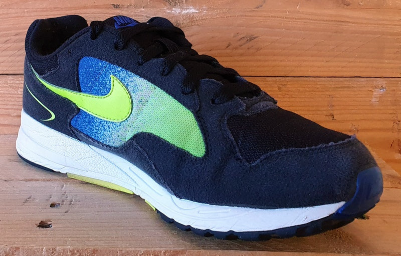 Nike Air Skylon 2 Low Suede Trainers UK7/US8/EU41 AO1551-002 Black Volt Racer