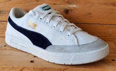 Puma Mallorca Low Canvas/Suede Trainers UK9/US10/EU43 374941-14 White/Navy