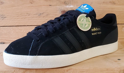 Adidas Basket Profi Low Suede Trainers UK9/US9.5/EU43 G95487 Black/White