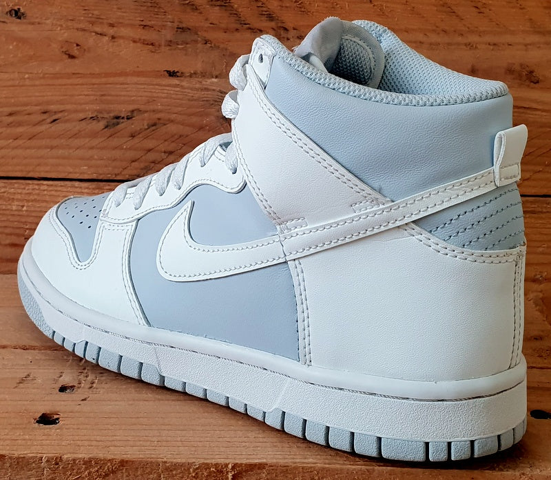 Nike Dunk High Leather Trainers UK4.5/US5Y/EU37.5 DB2179-107 Summit White/Grey