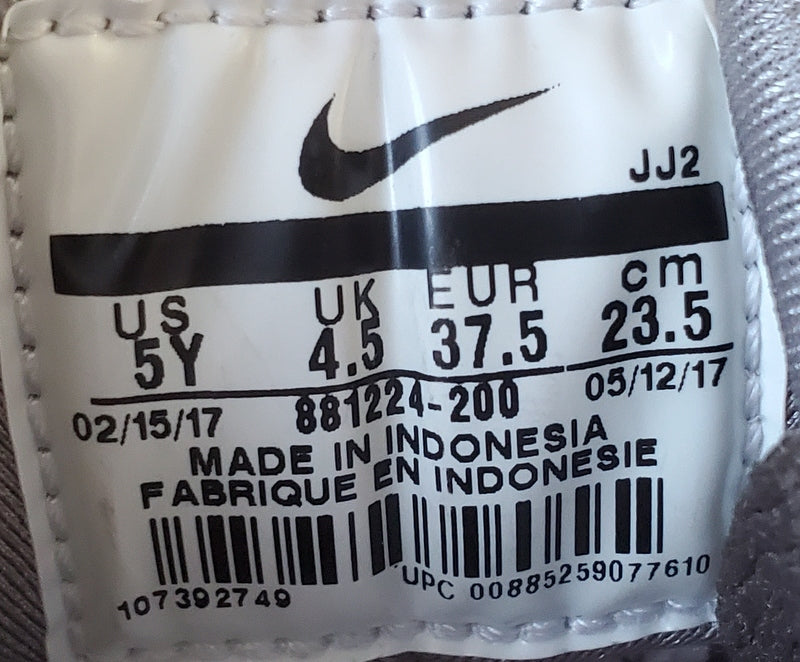 Nike Air Max Zero Low Textile Trainers UK4.5/US5Y/EU37.5 881224-200 Green/White