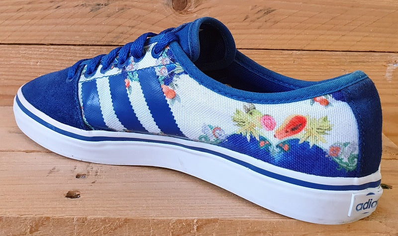 Adidas Adria Restyle Low Canvas Trainers UK6/US7.5/EU39 M25539 Blue/Multicolour