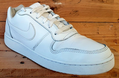 Nike Ebernon Low Leather Trainers UK8.5/US9.5/EU43 AQ1775-100 Triple White