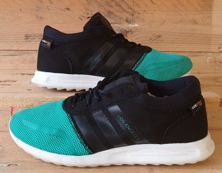 Adidas Originals Los Angeles Trainers S79023 Black Green Mint UK8 US8.5 EU42 VintageTrainers