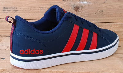 Adidas VS Pace Low Synthetic Trainers UK7/US7.5/EU40.5 B74317 Navy/Red