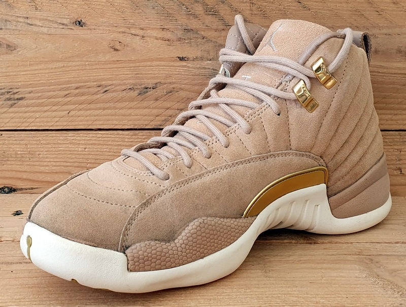 Nike Air Jordan 12 Mid Suede Trainers AO6068 203 Vachetta Tan UK6.5 US9 EU40.5 VintageTrainers