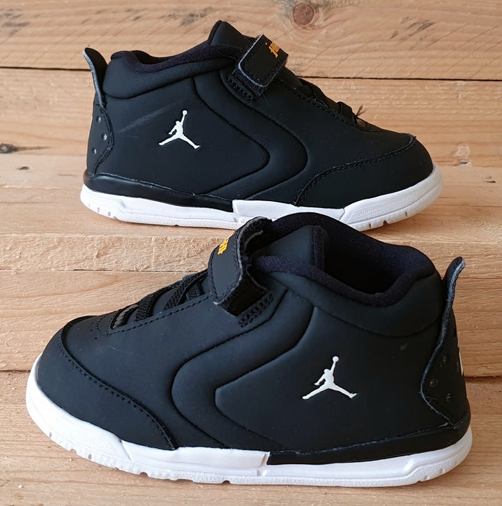 Nike Jordan Big Fund Mid Kids Trainers UK7.5 US8C EU25 CD9650 007 Black White VintageTrainers