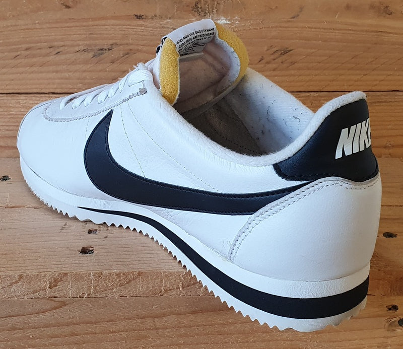 Nike Cortez Premium Low Leather Trainers UK10.5/US11.5/EU45.5 807480-101 White