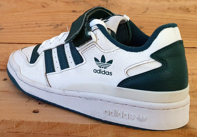 Adidas Originals Forum Low Leather Trainers UK9/UK9.5/EU43 GY5835 White/Green