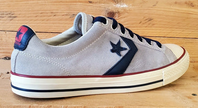Converse All Star Low Suede Trainers UK8/US8/EU41.5 118771 Grey/Navy/White