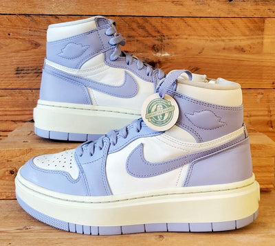 Nike Air Jordan 1 Elevate Leather Trainers UK5/US7.5/EU38.5 DN3253-105 Titanium