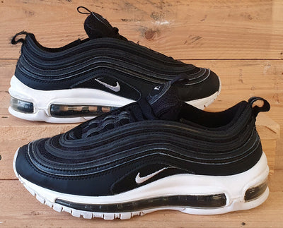 Nike Air Max 97 Low Leather/Textile Trainers UK4.5/US5Y/EU37.5 921522-001 Black