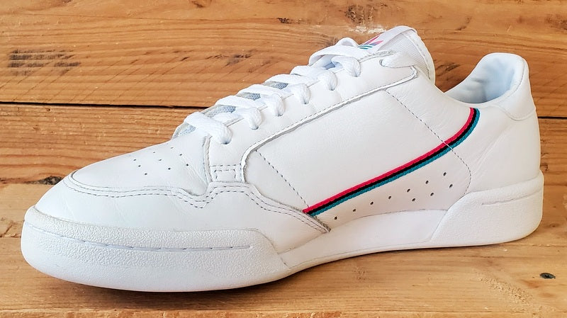 Adidas Continental 80 Low Leather Trainers UK8.5/US9/EU42.5 FX3516 White