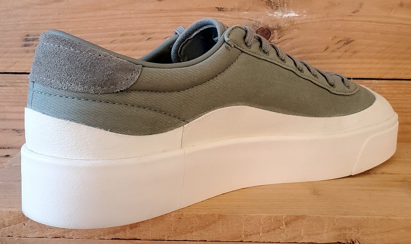 Adidas Nucombe Low Canvas Trainers UK10/US10.5/EU44.5 IF2830 Silver Pebble