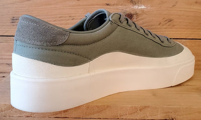 Adidas Nucombe Low Canvas Trainers UK10/US10.5/EU44.5 IF2830 Silver Pebble