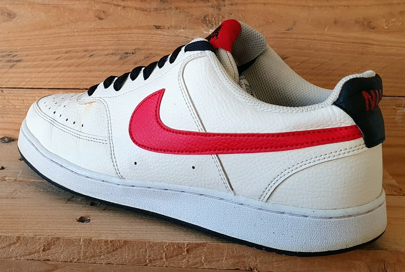 Nike Court Vision Next Nature Low Trainers UK10/US11/EU45 DH2987-102 White/Red