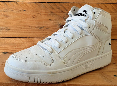 Puma Rebound Layup Mid Leather Trainers UK10/US11/EU44.5 369573-03 White