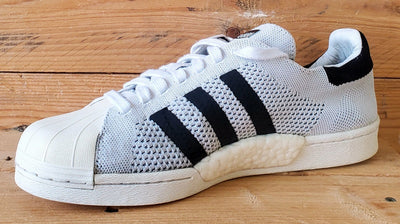 Adidas Superstar Boost Low Primeknit Trainers UK8.5/US9/EU42.5 BB0190 White