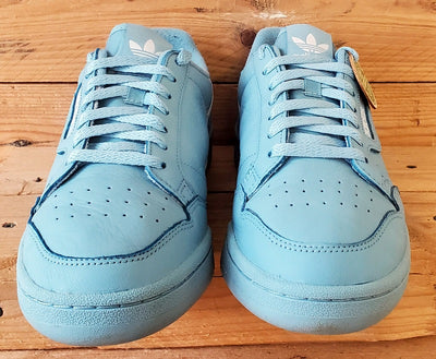 Adidas Continental 80 Low Leather Trainers UK9/US9.5/EU43 EE4145 Ash Blue/Grey