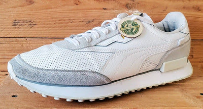 Puma Future Rider Low Leather Trainers UK10.5/US11.5/EU45 383923-01 White