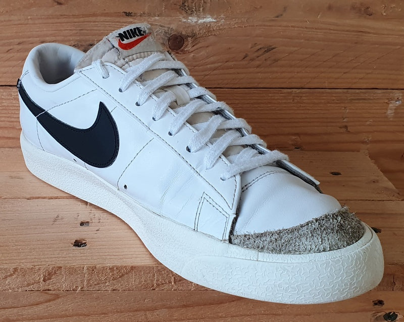 Nike Blazer 77 Low Leather Trainers UK9.5/US10.5/EU44.5 DA6364-101 White