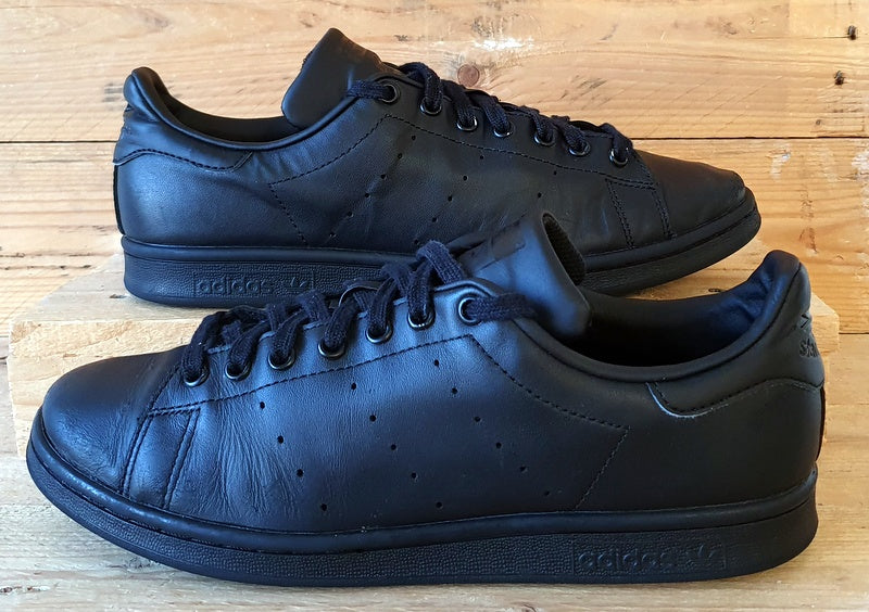 Adidas Stan Smith Low Leather Trainers UK10/US10.5/EU44.5 FX5499 Triple Black