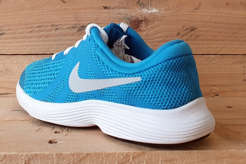 Nike Revolution 4 Textile Trainers UK3 US3.5Y EU35.5 943309 401 Blue Hero White