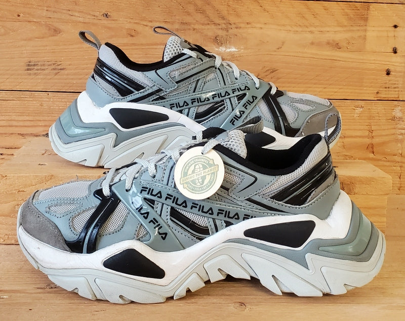 Fila Electrove 2 Low Textile Trainers UK4/US6.5/EU37.5 5RM01577-051 Grey