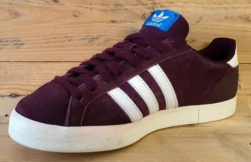 Adidas Basket Profi Low Suede Trainers UK10/US10.5/EU44.5 G95485 Purple/White