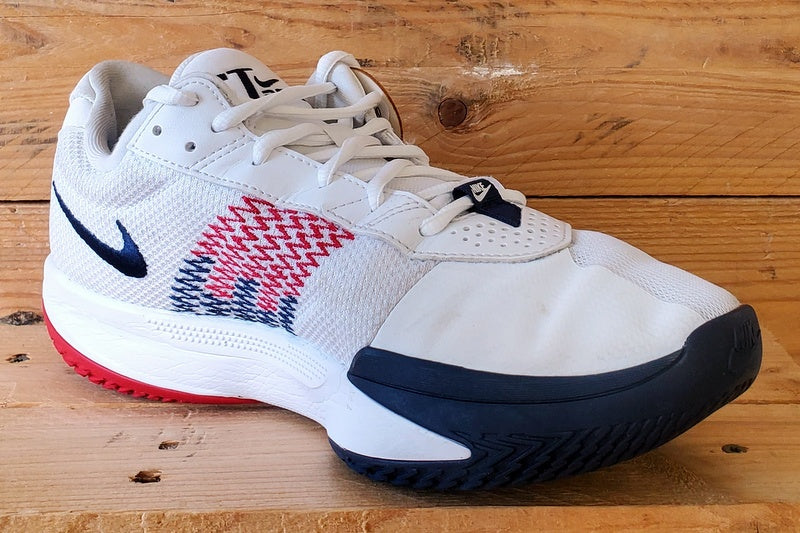 Nike Air Zoom G.T Low Textile Trainers UK8.5/US9.5/EU43 FB2599-104 White/Navy