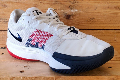 Nike Air Zoom G.T Low Textile Trainers UK8.5/US9.5/EU43 FB2599-104 White/Navy