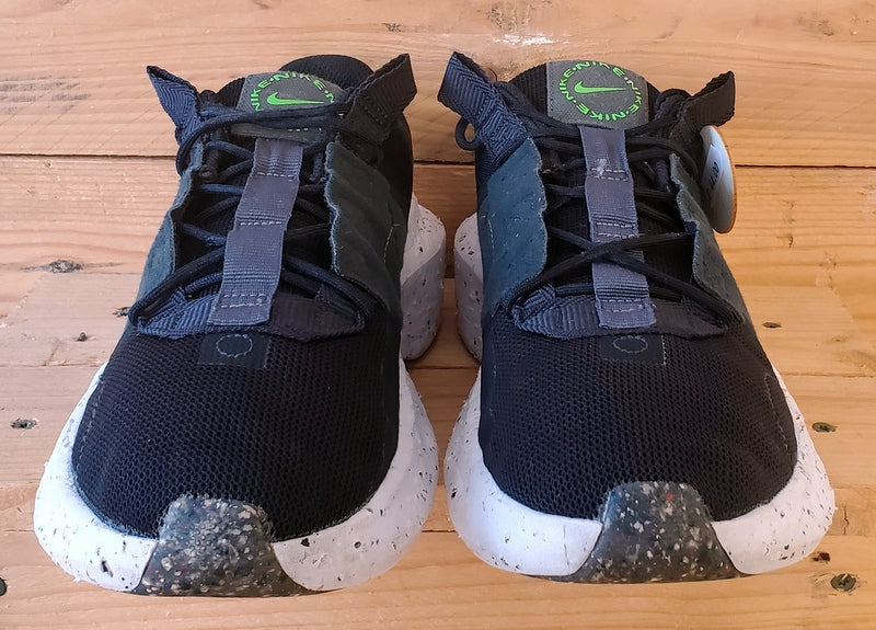 Nike Crater Impact Low Textile Trainers UK7.5/US8.5/EU42 DB2477-001 Black/White
