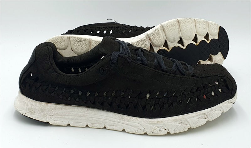 Nike Mayfly Woven Suede Low Trainers 833132-001 Black/White UK8.5/US9.5/EU43