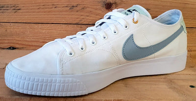 Nike SB Blazer Court DVDL Low Trainers UK10/US11/EU45 CZ5605-100 White Wolf Grey