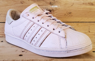 Adidas Superstar Low Leather Trainers UK8/US9.5/EU42 CP9722 Vapor Pink