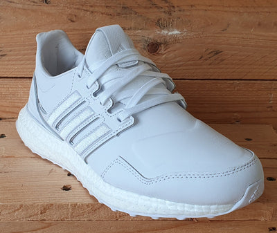 Adidas Ultra Boost Low Leather Trainers UK7/US7.5/EU40.5 EF1355 Triple White