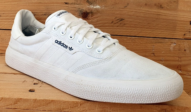 Adidas Original 3MC Low Canvas Trainers B22705 Triple White UK12/US12.5/EU47