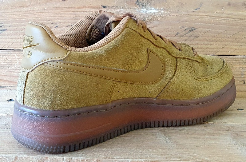 Nike Air Force 1 LV8 Low Suede Trainers UK5/US5.5Y/EU38 BQ5485-700 Wheat