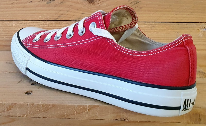 Converse Chuck Taylor All Star Canvas Trainers UK6/US8/EU39 M9696 Red/White