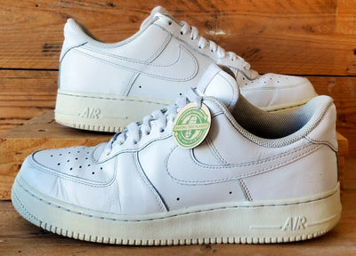 Nike Air Force 1 Low Leather Trainers UK8/US9/EU42.5 315122-111 Triple White