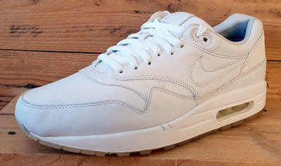 Nike Air Max 1 Low Leather Trainers UK9/US10/EU44 859554-100 Pinnacle Sail