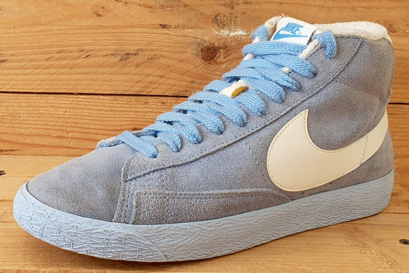 Nike Blazer Mid Suede Trainers UK5 US7.5 EU38.5 518171 403 Arctic Blue