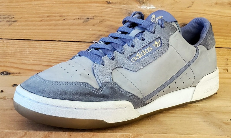 Adidas Continental 80 Low leather Trainers UK6.5/US8/EU40 EH2623 Grey/White