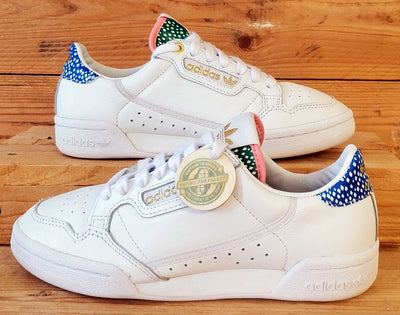 Adidas Continental 80 Low Leather Trainers UK4/US5.5/EU36.5 FW2534 White