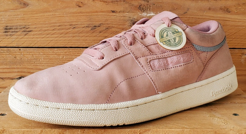 Reebok Club Workout Low Suede Trainers UK10/US11/EU44.5 BS9850 Chalk Pink