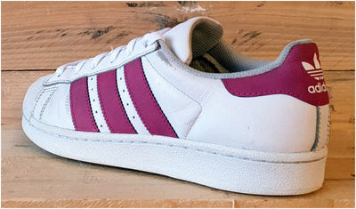 Adidas Originals Superstars Low Leather Trainers UK5/US5.5/E38 CQ2690 White/Pink