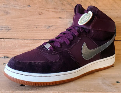 Nike Air Force 1 Ultra Force Suede Trainers UK6/US8.5/EU40 654851-600 Burgundy