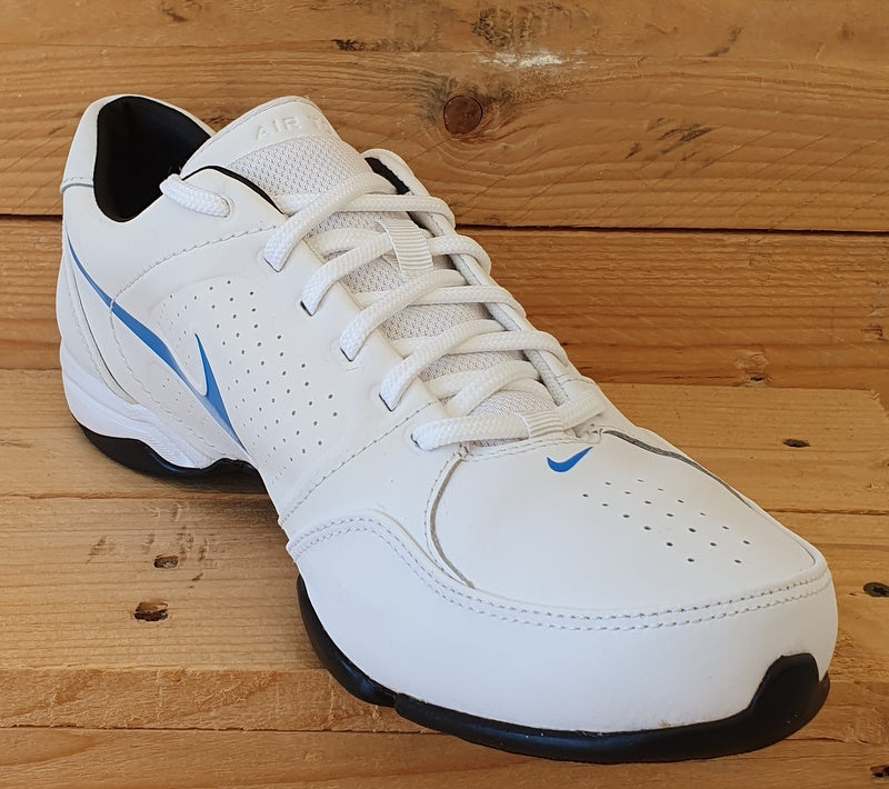 Nike Air Toukol 3 Low Leather Trainers UK8/US9/EU42.5 525726-104 White/Blue