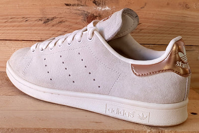 Adidas Stan Smith Low Suede Trainers UK5/US6.5/EU38 BB2712 Grey/Rose Gold