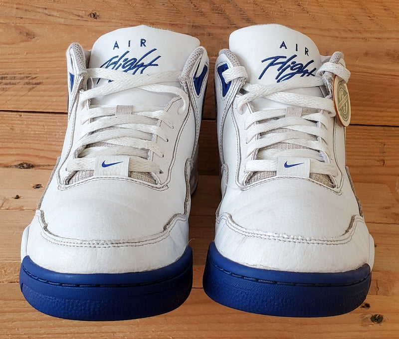 Nike Flight Legacy Mid Leather Trainers UK8.5/US9.5/EU43 BQ4212-103 White/Blue